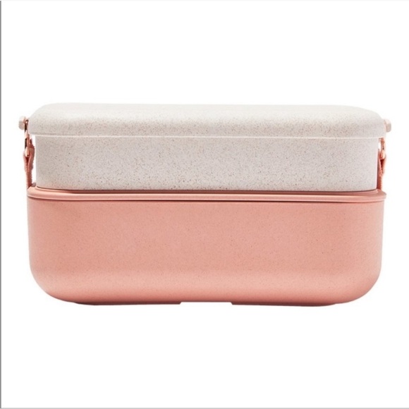 New Our Place Layered Lunchbox with Utensils bento box - Picture 6 of 9